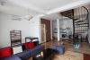 Bright duplex apartment for lease in Westlake area, Hanoi, fully furnished.